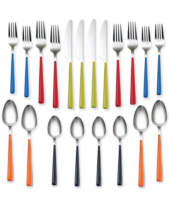 WJF317 Model Plastic Handle Flatware