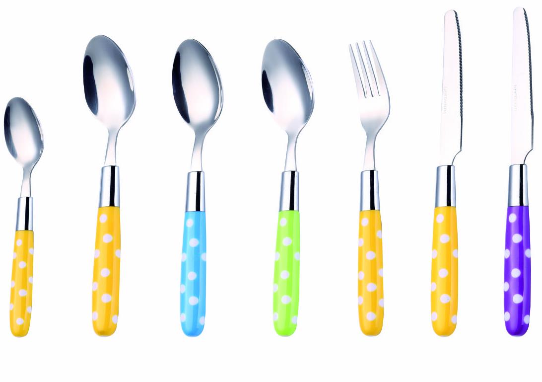 WJF320 Model Plastic Handle Flatware