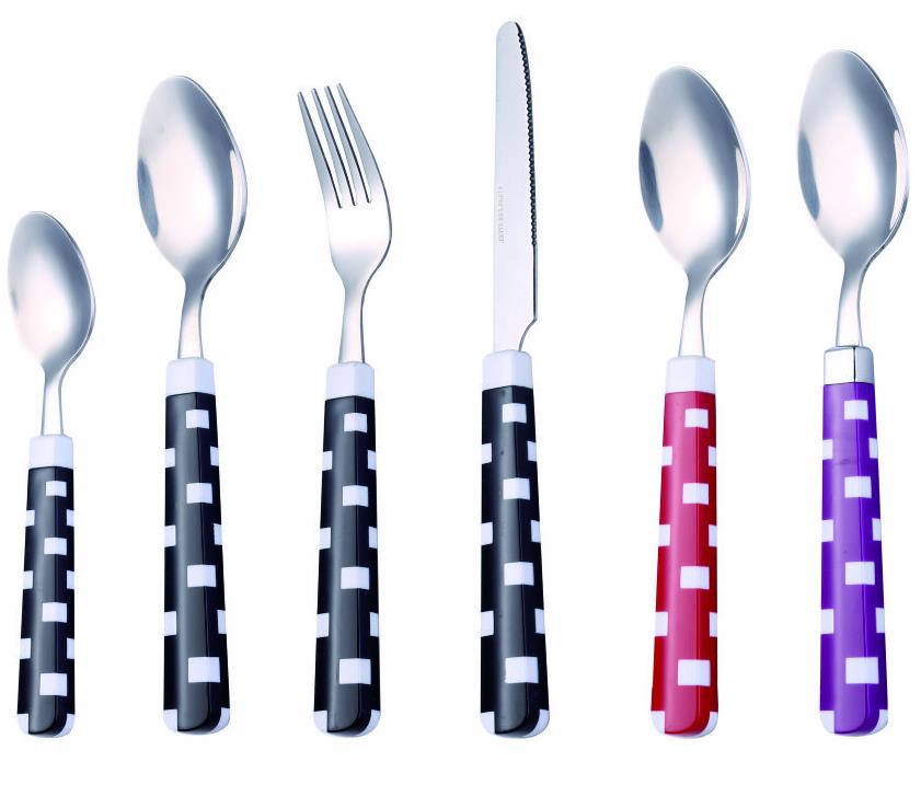WJF315 Model Plastic Handle Flatware