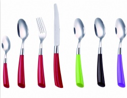 WJF339 Model Plastic Handle Flatware