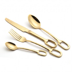 WJF410 Hanging hole handle cutlery set,Creative tableware cutlery set