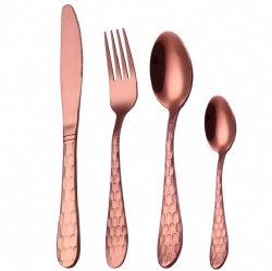 Stainless Steel Brass Copper 16pcs Cutlery Set