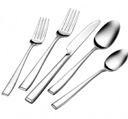 Heavy Solid Duty Weight Flatware Set 20 Piece
