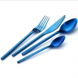 Navy Blue Solid Silverware