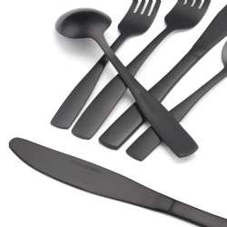 USA 20 Piece Cutlery Set Matte Black