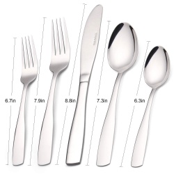 USA 20 Piece Cutlery Set Matte Black