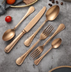 Vintage Retro Gold Plated Flatware
