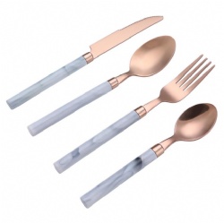 WJF310 Model 48pc Plastic Handle Flatware